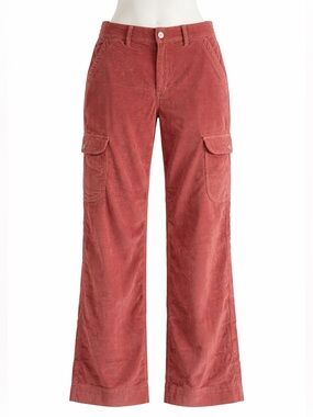 Size 10 American Eagle Women’s Corduroy Cargo Pants Super High Rise Baggy